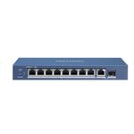 Hikvision Switch 8 Port Gigabit Unmanaged Poe Switch 1 Gigabit Rj45 Uplink Port 1 Gigabit Sfp Uplin