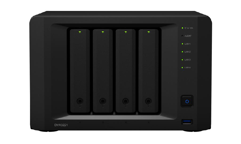 Synology DVA3221 Videoregistratore di rete (NVR) Nero