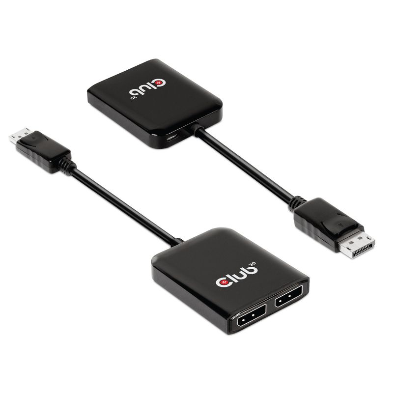 a€¢-Eingang--DisplayPort-Stecker-a€¢-Ausgang--2x-DisplayPort-Buchse-a€¢-UnterstA¼tzt-Dual-Display-3840x2160-60HZ-a€¢-Unt