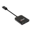 a€¢-Eingang--DisplayPort-Stecker-a€¢-Ausgang--2x-DisplayPort-Buchse-a€¢-UnterstA¼tzt-Dual-Display-3840x2160-60HZ-a€¢-Unt