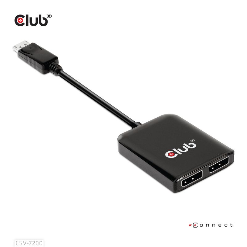 a€¢-Eingang--DisplayPort-Stecker-a€¢-Ausgang--2x-DisplayPort-Buchse-a€¢-UnterstA¼tzt-Dual-Display-3840x2160-60HZ-a€¢-Unt