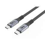 Microconnect USB3.2CC01 cavo USB 1 m USB 3.2 Gen 2 [3.1 Gen 2] USB C Nero (Premium USB-C cable 1m - 20Gbps, 100W, USB 3.