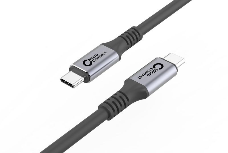 Microconnect-USB3.2CC01-cavo-USB-1-m-USB-3.2-Gen-2--3.1-Gen-2--USB-C-Nero--Premium-USB-C-cable-1m---20Gbps-100W-USB-3.