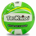 PALLONE CUOIO VOLLEY GREEN TG. 5 SGONFIO