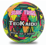 PALLONE CUOIO VOLLEY SURF TRIBE TG. 5 SGONFIO