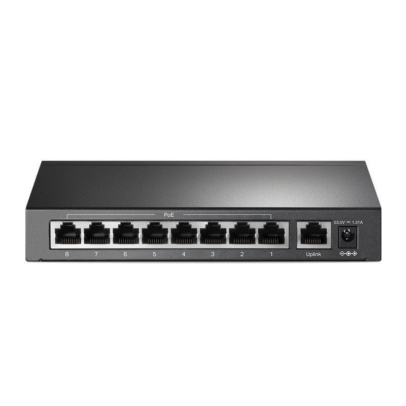 TP-Link-TL-SF1009P-switch-di-rete-Non-gestito-Fast-Ethernet--10-100--Supporto-Power-over-Ethernet--PoE--Nero