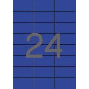 APLI Self-adhesive labels 70 x 37mm Blue etichetta autoadesiva Blu 480 pz