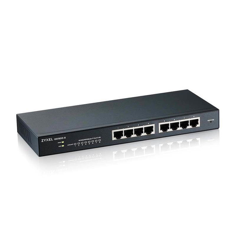 Zyxel-GS1900-8-Gestito-L2-Gigabit-Ethernet--10-100-1000--Nero