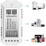 Trade Shop Traesio-interruttore 3ch Rf 433 Mhz Wifi Smart Switch 3 Modalità Di Lavoro Gang Domotica -