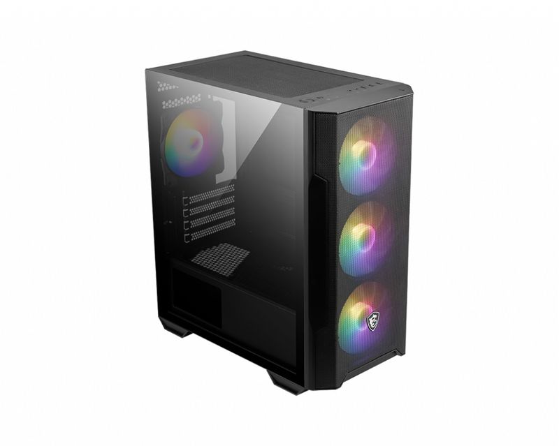 MSI-MAG-FORGE-M100R-computer-case-Midi-Tower-Nero-Trasparente