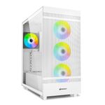 Sharkoon Rebel C50 RGB ATX Full Tower Bianco