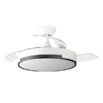 Orbegozo CP 134105 Ventilatore da soffitto Elegance Efficiente e Silenzioso - Pale Retrattili - Motore DC - Luce LED - T