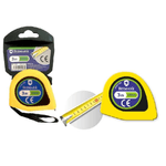 Flessometro Bismark resistente 3 m per casa e ufficio - Nastro da polso - Include freno - Colore giallo