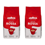 Lavazza qualita' rossa caffe' in grani 2 buste da 1 kg ciascuna