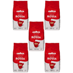 Lavazza qualita' rossa caffe' in grani 5 buste da 1 kg ciascuna