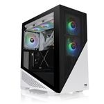 Thermaltake Divider 370 TG Midi Tower Nero, Bianco