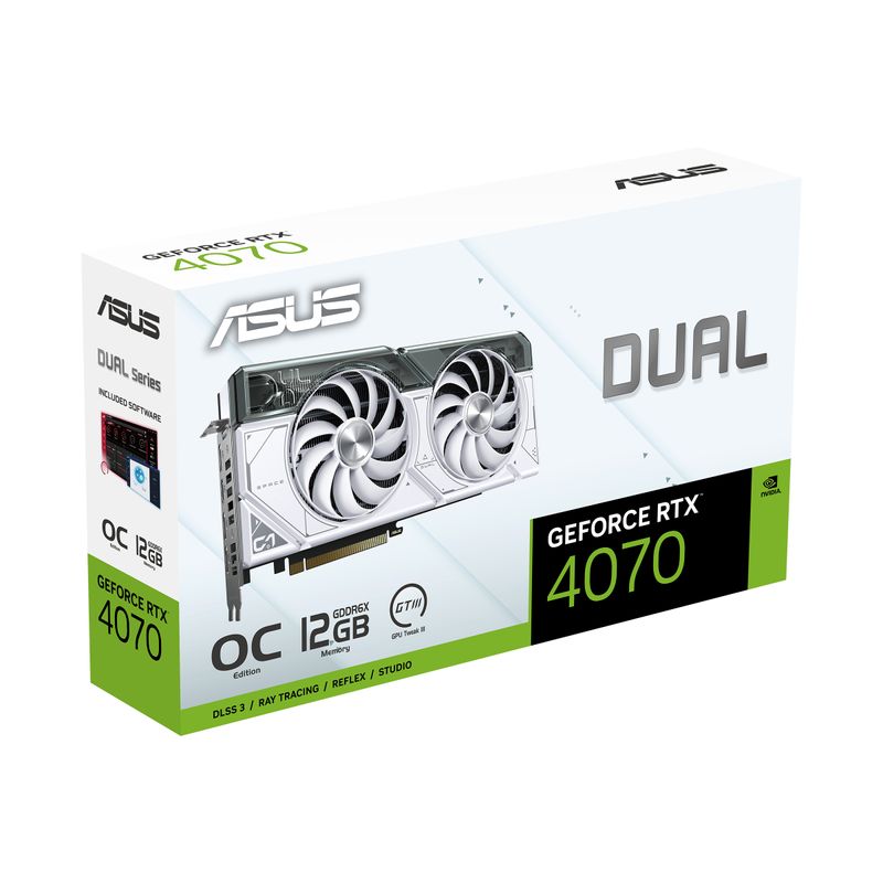 ASUS-Dual--RTX4070-O12G-WHITE-NVIDIA-GeForce-RTX-4070-12-GB-GDDR6X