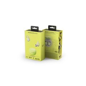 Energy Sistem Cuffie Wireless Energy Sistem Sport 6 - Stereo Wireless - IPX7 - VestibilitÃ  Sicura - Colore Verde
