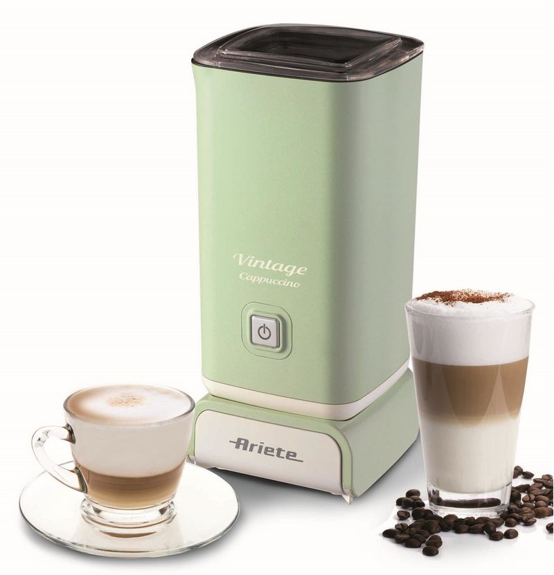 Ariete-2878-Cappuccinatore-Vintage-Montalatte-Elettrico-Vintage-per-cappuccino-latte-macchiato-e-caffelatte-500-W-Capacita-025-L-Verde