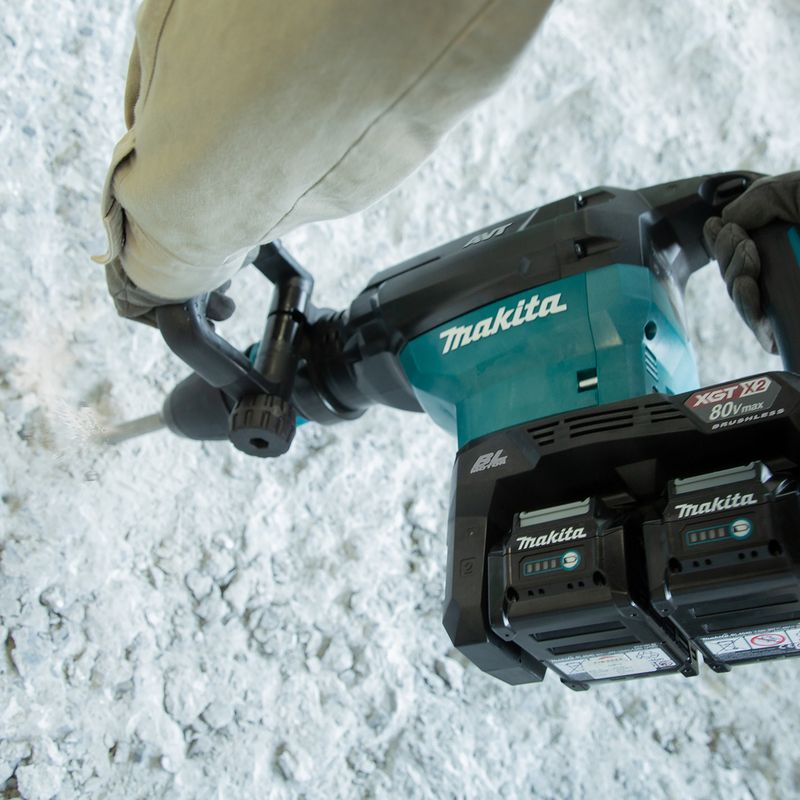 Makita-HM002GZ03-martello-demolitore-SDS-max-Nero-Blu