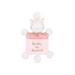 Kikka Boo Peluche Baby on Board Hippo Dreams Rosa