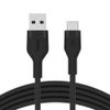 Belkin-BOOST↑CHARGE-Flex-cavo-USB-3-m-USB-2.0-USB-A-USB-C-Nero