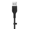Belkin-BOOST↑CHARGE-Flex-cavo-USB-3-m-USB-2.0-USB-A-USB-C-Nero