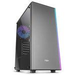 NOX Infinity Omega Caja Semiterire ATX, Micro Atx e ITX - Laterale trasparente - illuminazione Argb - 2x SSD 2.5 - 2x HD