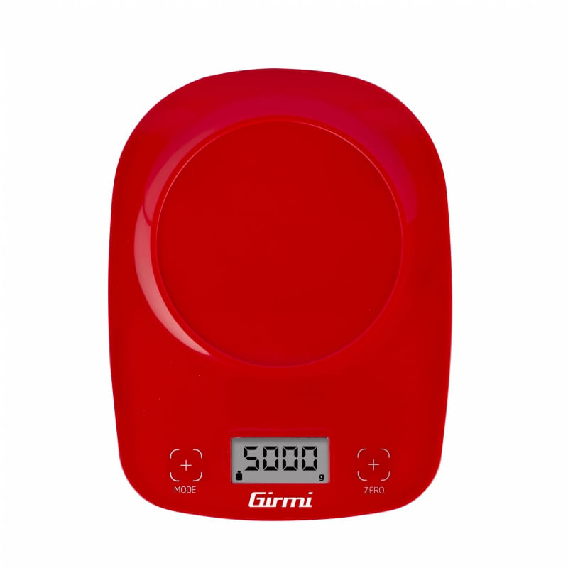 Girmi-PS01-Rosso-Superficie-piana-Rotondo-Bilancia-da-cucina-elettronica