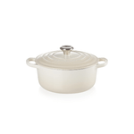 Le Creuset Cocotte Rotonda Evolution in Ghisa Vetrificata con Coperchio 20cm Meringue