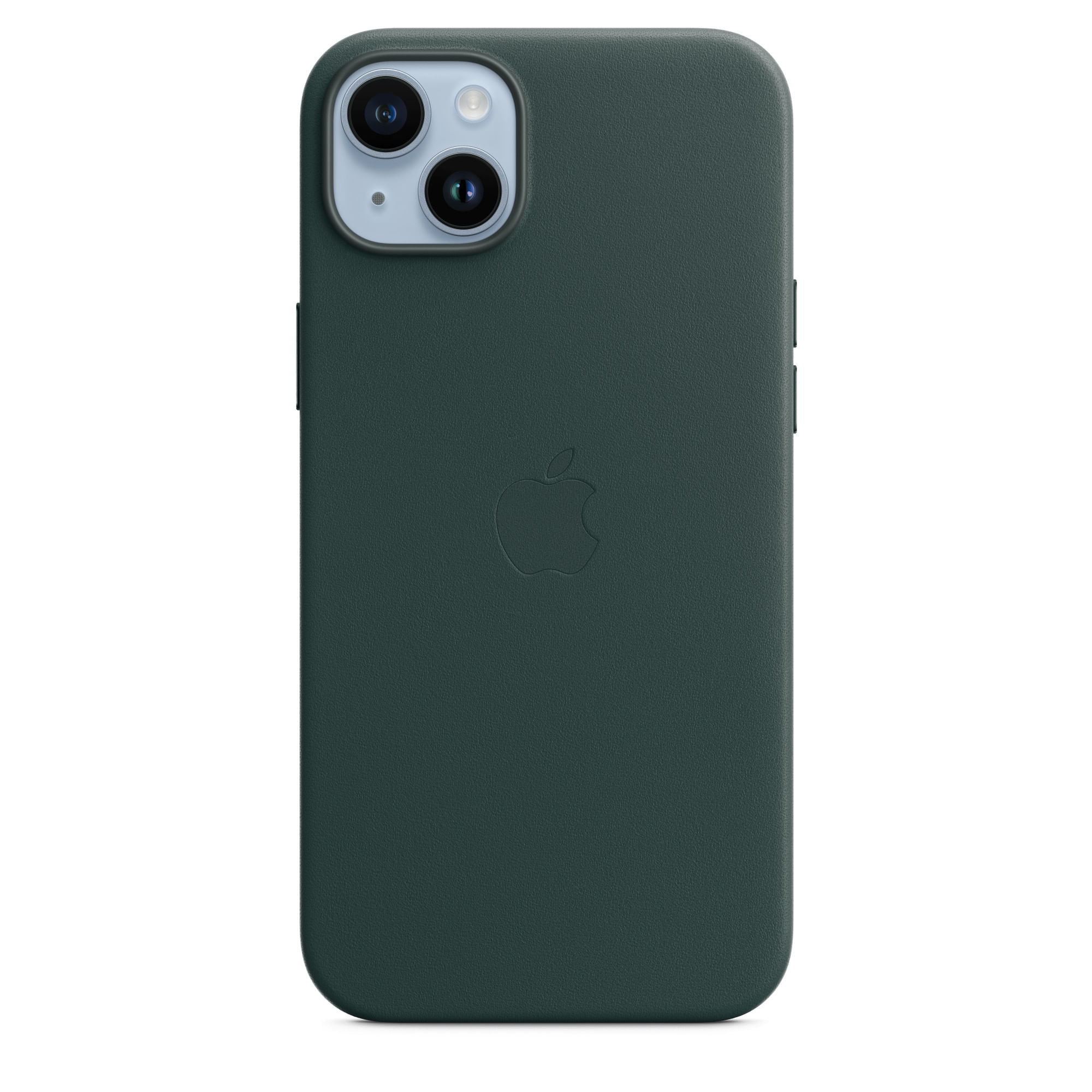 APPLE - COQUE DE PROTECTION POUR TÉLÉPHONE PORTABLE - AVEC MAGSAFE - CUIR - VERT FORT - POUR IPHONE 14 PLUS