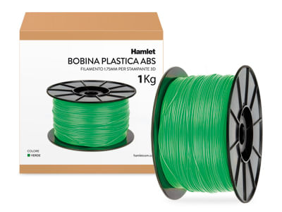 Hamlet-Bobina-di-filamento-per-stampanti-3D-3DX100-in-ABS-Verde-da-1kg