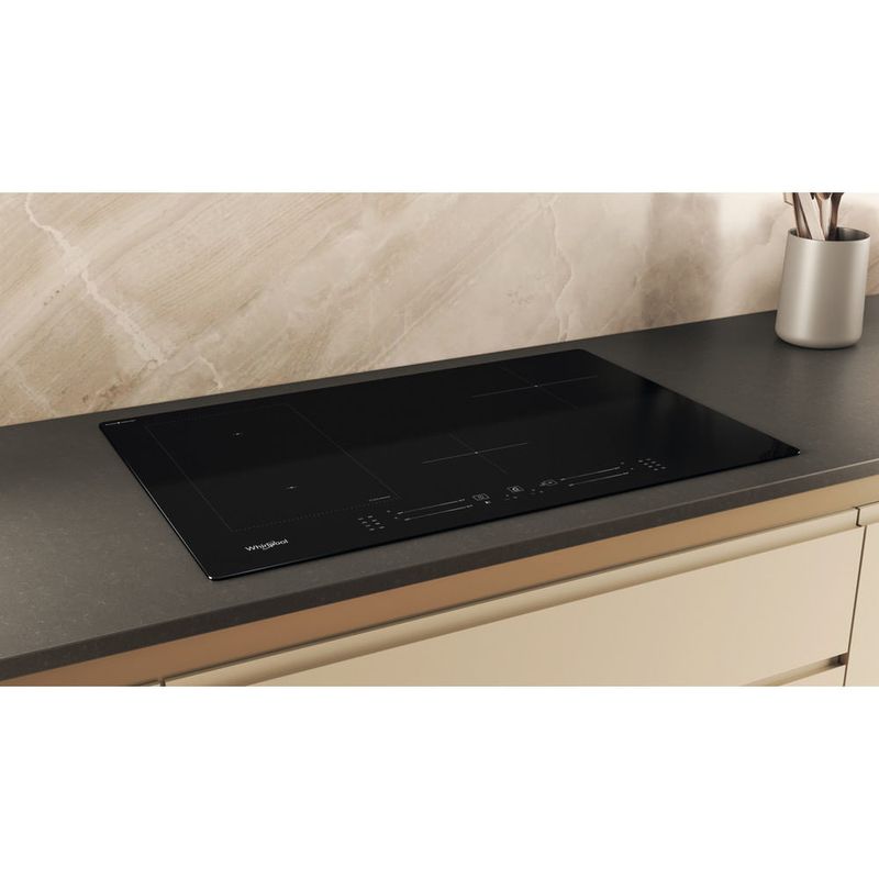 Whirlpool-WL-S2177-CPNE-Nero-Da-incasso-77-cm-Piano-cottura-a-induzione-4-Fornello-i-