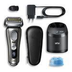 Braun Series 9 Pro 9485cc Rasoio Trimmer Nero, Argento