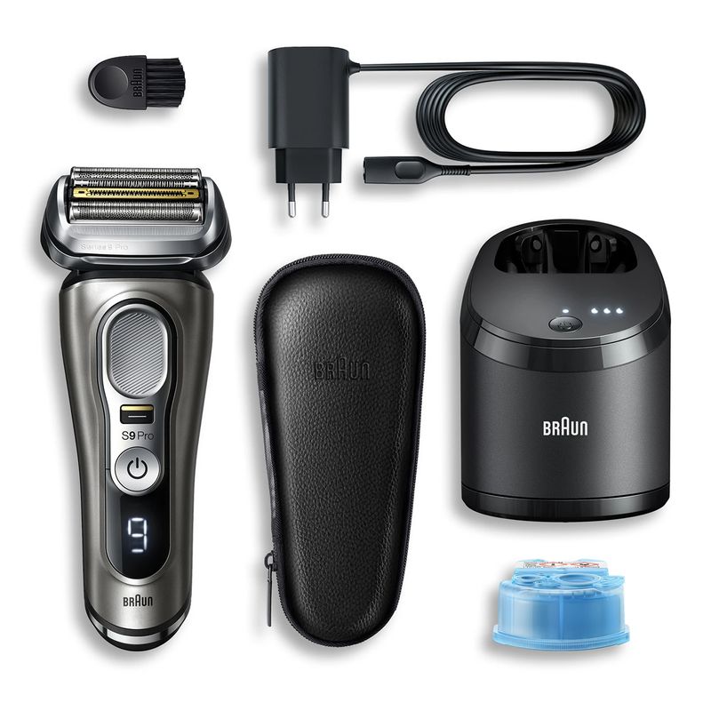 Braun-Series-9-Pro-9485cc-Rasoio-Trimmer-Nero-Argento