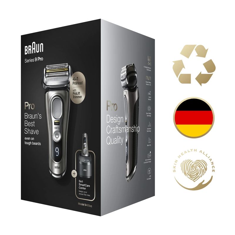 Braun-Series-9-Pro-9485cc-Rasoio-Trimmer-Nero-Argento
