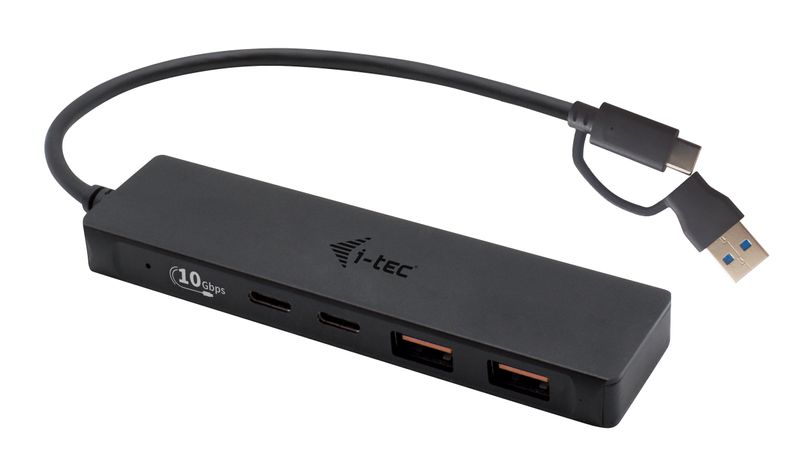 i-tec-Metal-USB-C-HUB-2x-USB-3.0---2x-USB-C