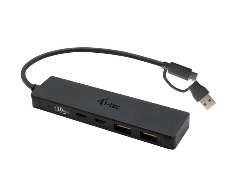 i-tec-Metal-USB-C-HUB-2x-USB-3.0---2x-USB-C