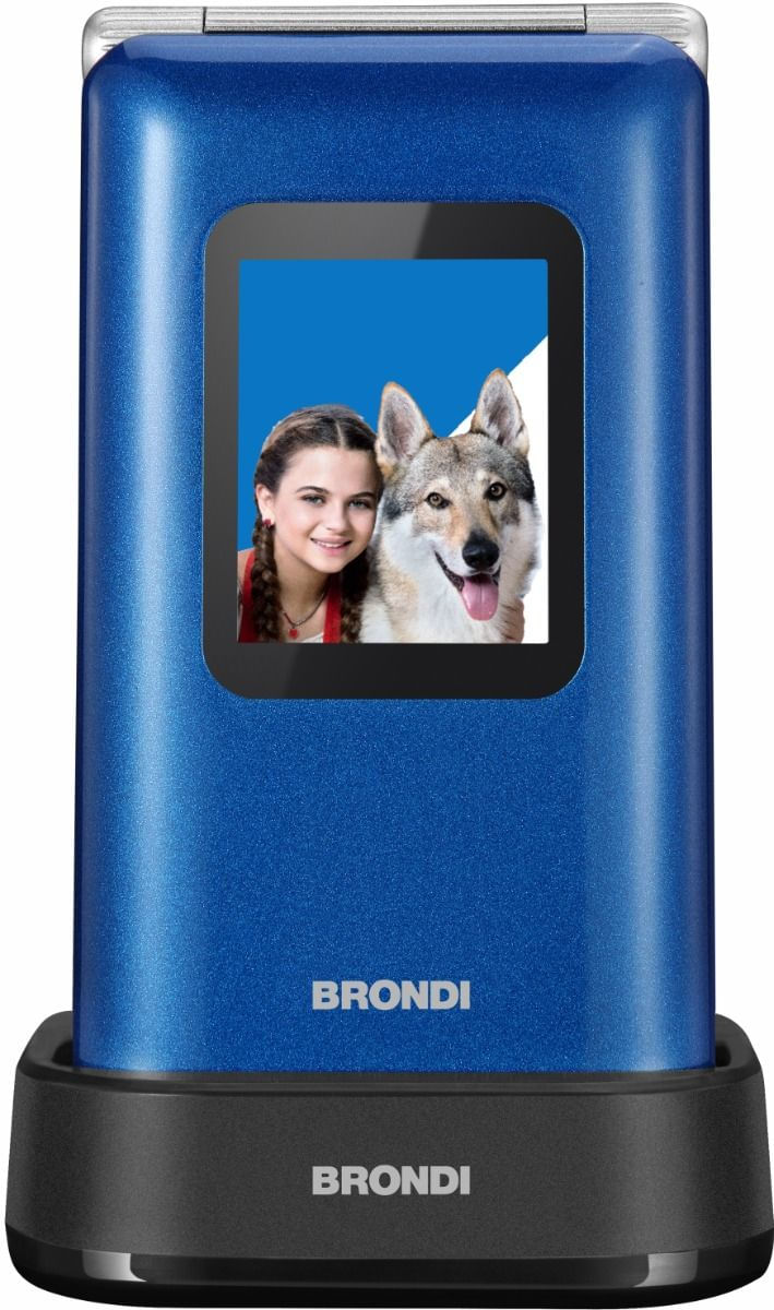 Brondi-Amico-Prezioso-711-cm--2.8---Blu-Telefono-per-anziani