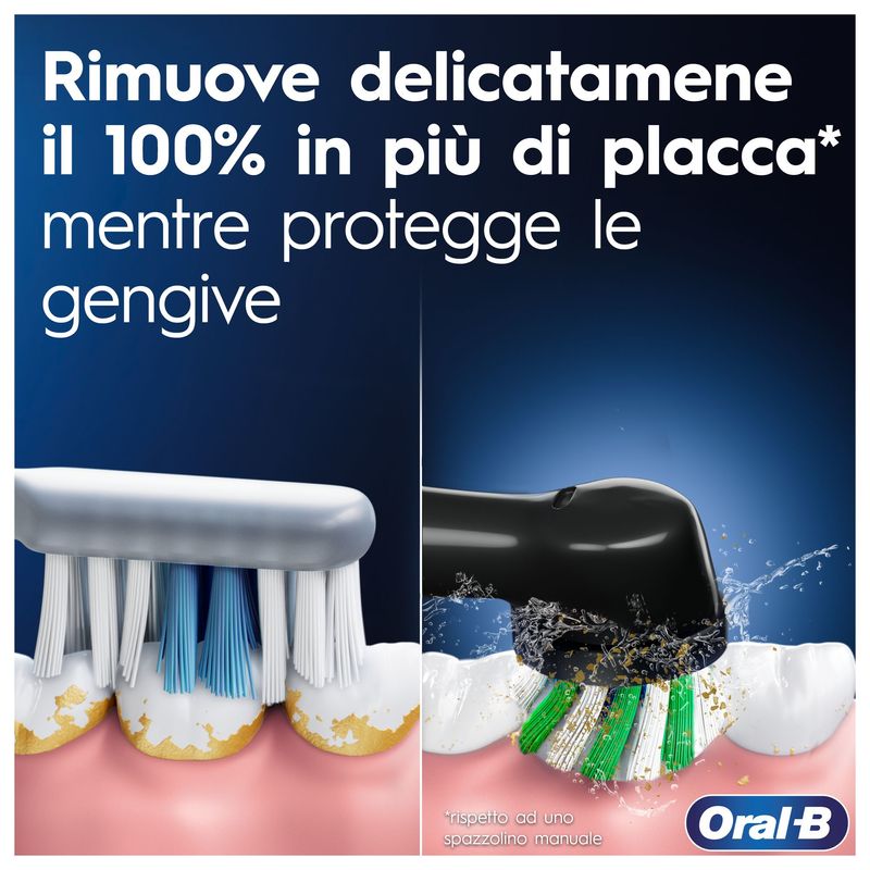 Oral-B-Pro-1-Sensitive-Clean-Adulto-Spazzolino-rotante-oscillante-Blu