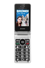 Brondi-Amico-Prezioso-45-cm--1.77---Nero-Metallico-Telefono-cellulare-basico