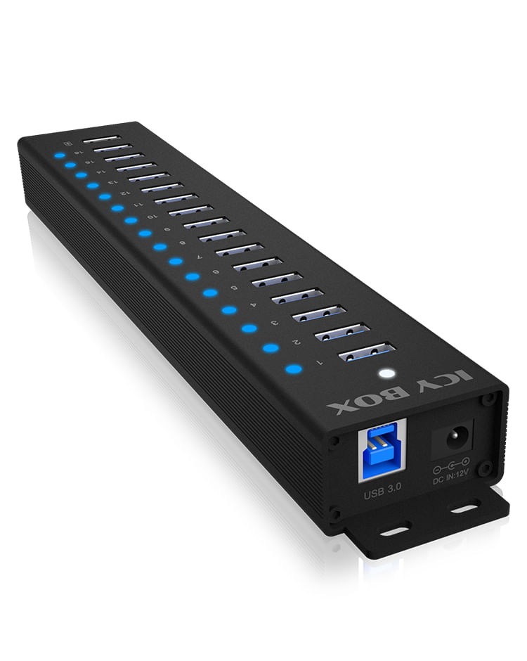 ICY-BOX-IB-HUB1717-U3-USB-3.2-Gen-1--3.1-Gen-1--Type-A-5000-Mbit-s-Nero