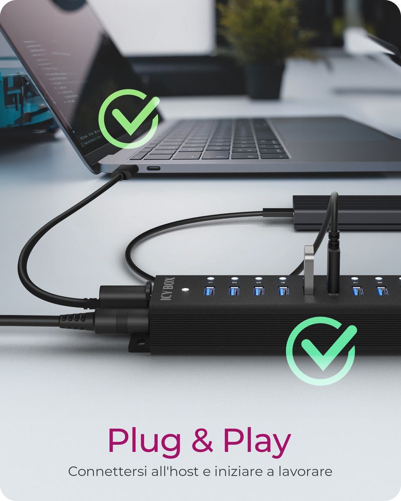 ICY-BOX-IB-HUB1717-U3-USB-3.2-Gen-1--3.1-Gen-1--Type-A-5000-Mbit-s-Nero