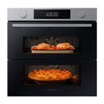 Samsung NV7B45403BS Forno Elettrico Multifunzione con Grill da incasso a Vapore Capacita' 76 Litri Dual Cook Flex