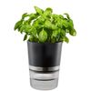 GEFU-BOTANICO-Vaso-per-erbe-aromatiche-Libera-installazione-Plastica-Stainless-steel-Nero