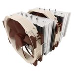 Noctua NH-D15 sistema di raffreddamento per computer Processore Refrigeratore 14 cm Beige, Marrone, Acciaio