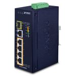 PLANET IGS-614HPT switch di rete Non gestito Gigabit Ethernet [10/100/1000] Supporto Power over Ethernet [PoE] Blu (IP40