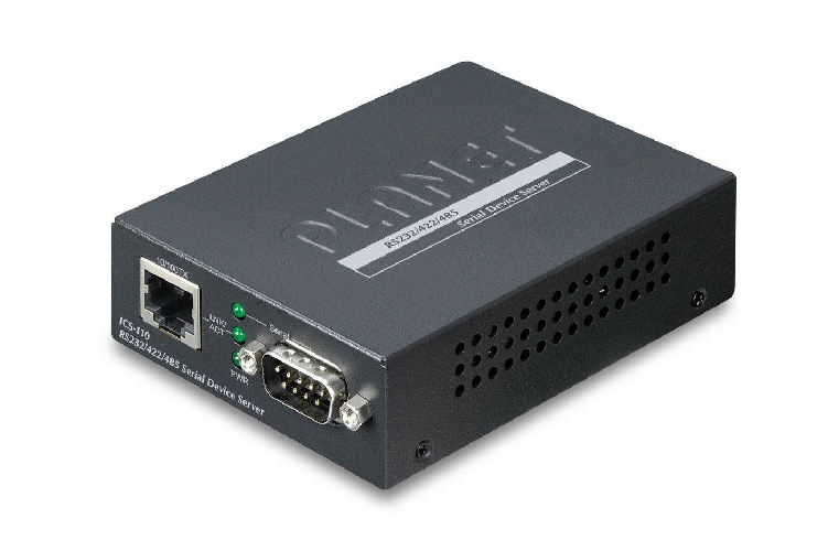 PLANET-ICS-110-server-seriale--RS232-RS-422-RS485-to-Ethernet---RS232-RS-422-RS485-to---Ethernet-10-100Base-T-X--Syste