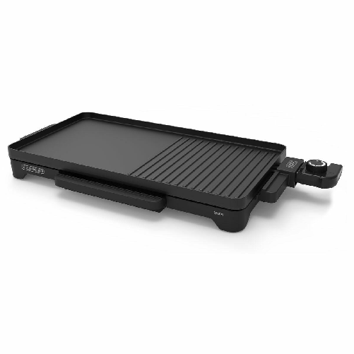 Black-Decker-BXGB2200E-Piastra-grill-superficie-antiaderente-nera