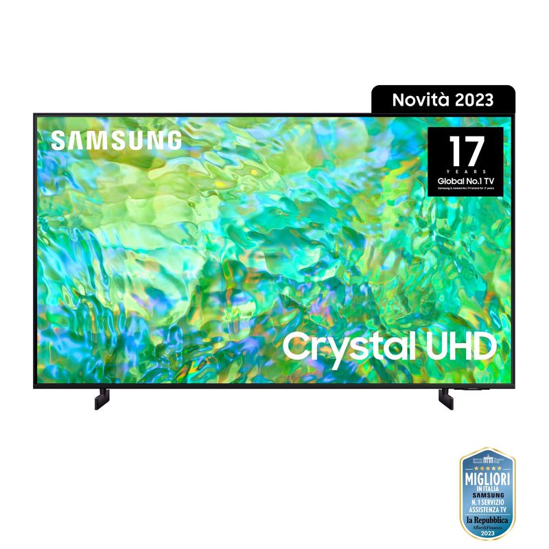 Samsung-Series-8-TV-UE55CU8070UXZT-Crystal-UHD-4K-Smart-TV-55--Processore-Crystal-4K-Adaptive-Sound-Black-2023